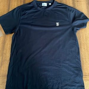 New Burberry Parker Updated Core Tee. Embroidered wTB logo, this is a basic tee
